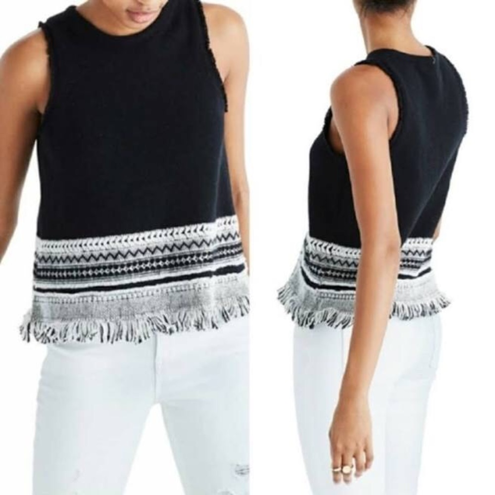 Madewell Villagrove Fringe Tank
